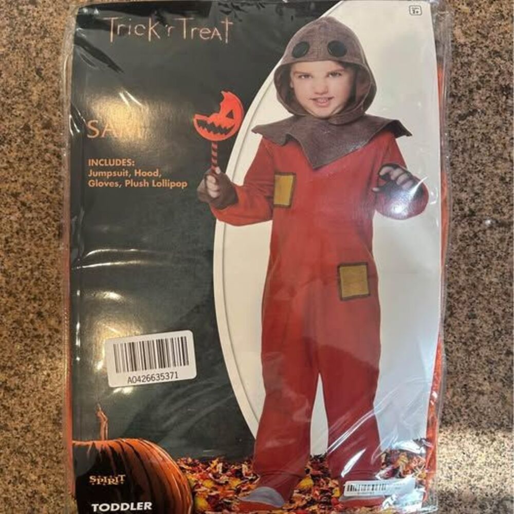 trick or treat Sam costume TODDLER 5T-6T
